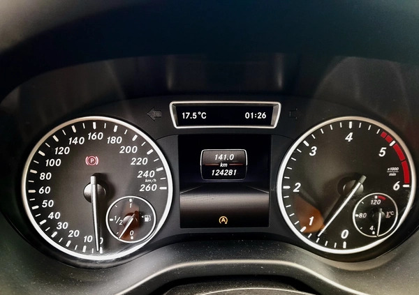 Mercedes-Benz Klasa A cena 59800 przebieg: 124000, rok produkcji 2015 z Mosina małe 254